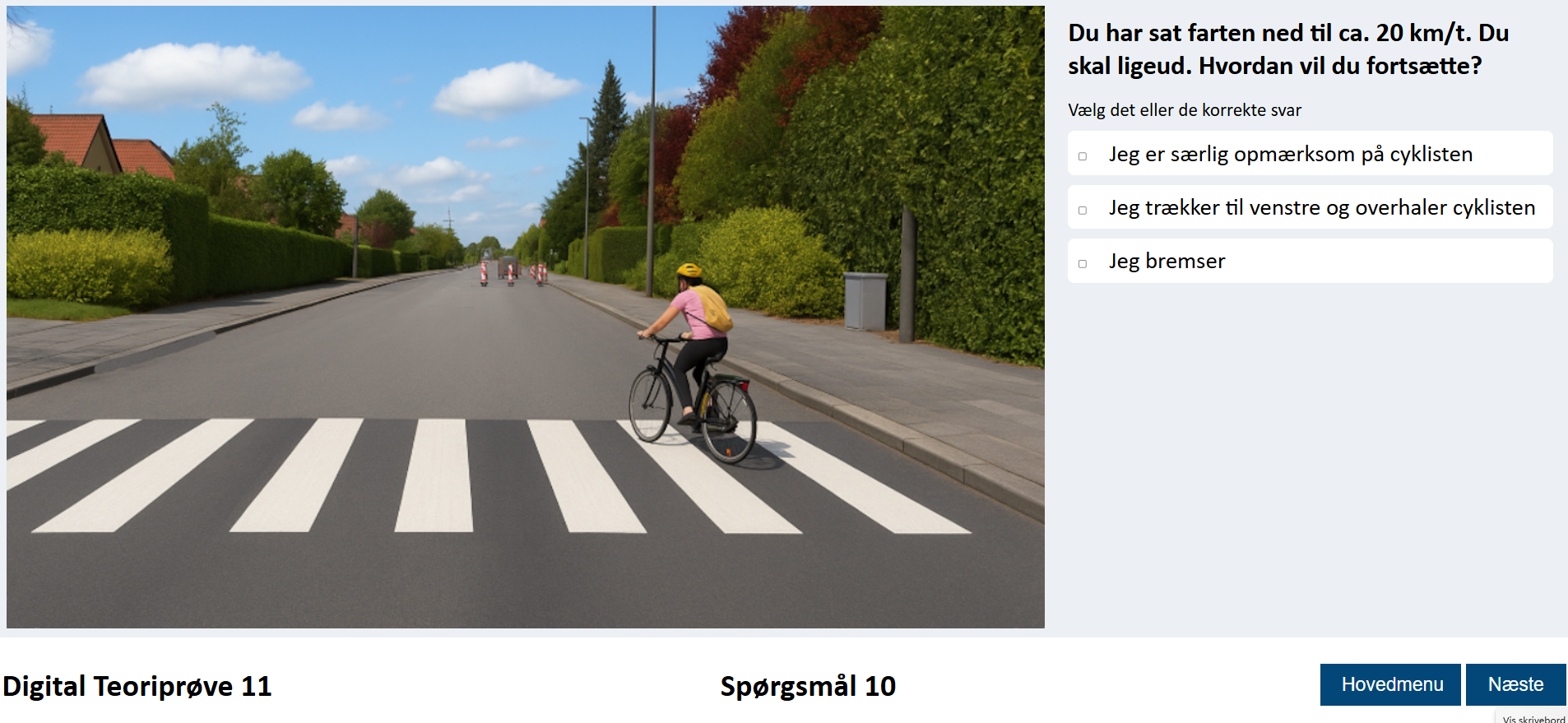 Billede til en af teoriprøverne